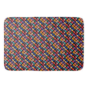 Tapis De Bain Huit Ballons Les Couleurs, Mousse Mémoire Bathmat