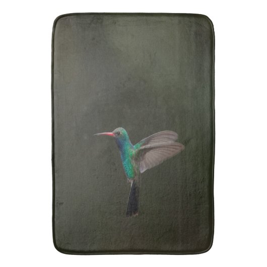 Tapis De Bain Hummingbird en flight (devant Vertical)