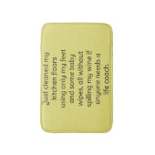 Tapis De Bain Humour à vin (Devant (Vertical))