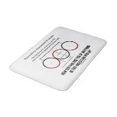 Tapis De Bain Humour de physique de principe d'incertitude de (Angle)