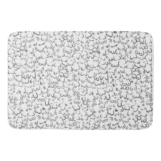 Tapis De Bain humour drôle motif (Devant)