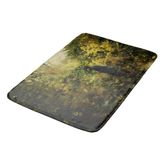 Tapis De Bain Hunter in the Forest (par H.A. Brendekilde) (Angle)