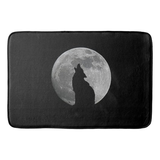 TAPIS DE BAIN HURLEMENT À LA LUNE (Devant)