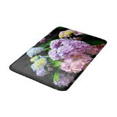 Tapis De Bain Hydrangea garden, rose, bleu, purple floral (Angle)