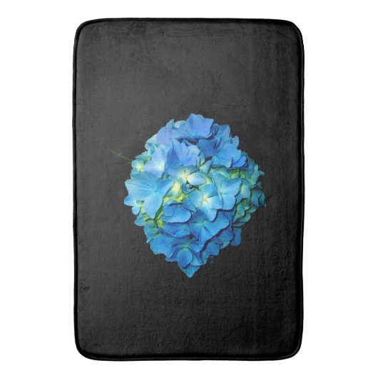 Tapis De Bain Hydrangée bleue (devant Vertical)
