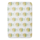 Tapis De Bain Hydrangée jaune (devant Vertical)