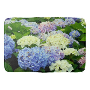 Tapis De Bain Hydrangée Mélange Grand Mat De Bain