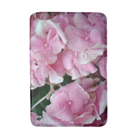 Tapis De Bain Hydrangée rose (Devant (Vertical))