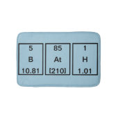 Tapis De Bain Hydrogène d'astate de bore (BAtH) (Devant)