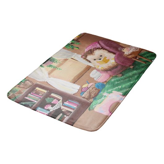 Tapis De Bain Hygge Hedgehog (Angle)