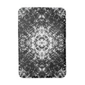 Tapis De Bain Hypnotic Abstract Black And White Modern Art (Devant (Vertical))