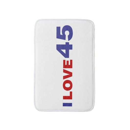 Tapis De Bain I Love 45 (Devant (Vertical))