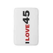 Tapis De Bain I Love 45 (Devant (Vertical))