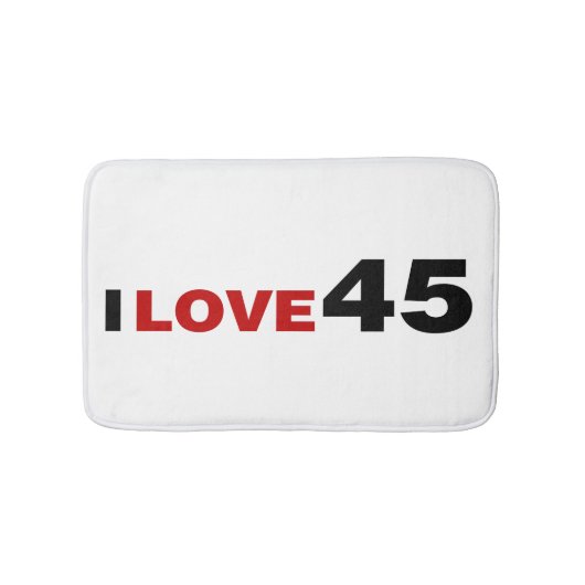 Tapis De Bain I Love 45 (Devant)