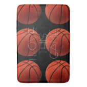Tapis De Bain I Love Basketball Close Up (devant Vertical)
