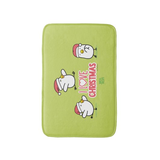 Tapis De Bain │I Love Christmas (Devant (Vertical))