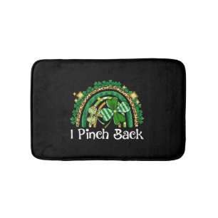 Tapis De Bain I Pinch Back Shamrock St Patrick s Day Saint