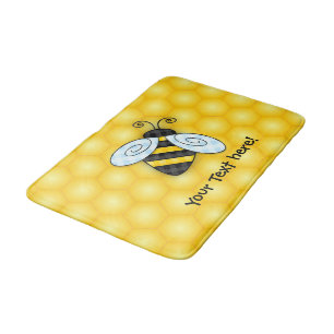 Tapis De Bain Icône de ronflement de bourdon et de nid