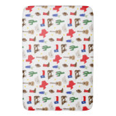 Tapis De Bain Icônes du Texas (devant Vertical)