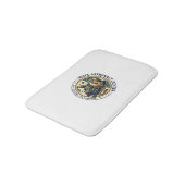 Tapis De Bain Idée cadeau papa chat astronaute spatial - Astrona (Angle)