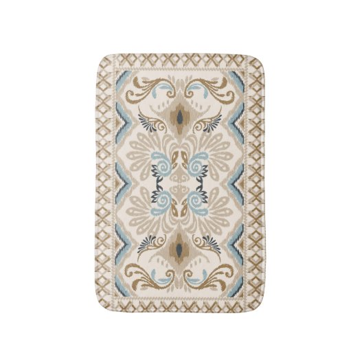 Tapis De Bain Ikat Chevron Paisley (Devant (Vertical))