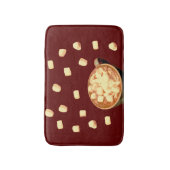 Tapis De Bain Il pleut des Marshmallows et du chocolat chaud (Devant (Vertical))