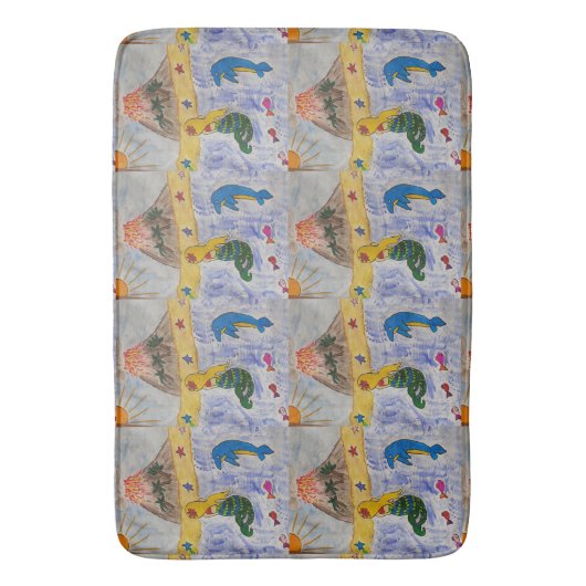 Tapis De Bain Île Mermaid (devant Vertical)