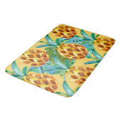 Tapis De Bain Île Tropical Gold Pineapple (Angle)