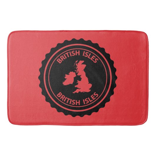 Tapis De Bain Îles Britanniques (Devant)