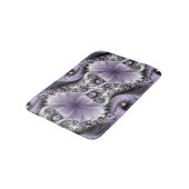 Tapis De Bain Illusion Lilac Abstrait Floral Fractal Art Imagina (Angle)