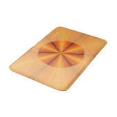 Tapis De Bain Illusion Optique Mat Bain Orange (Angle)