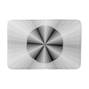 Tapis De Bain Illusion optique Mat de bain noir