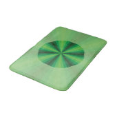 Tapis De Bain Illusion optique Mat de bain vert (Angle)