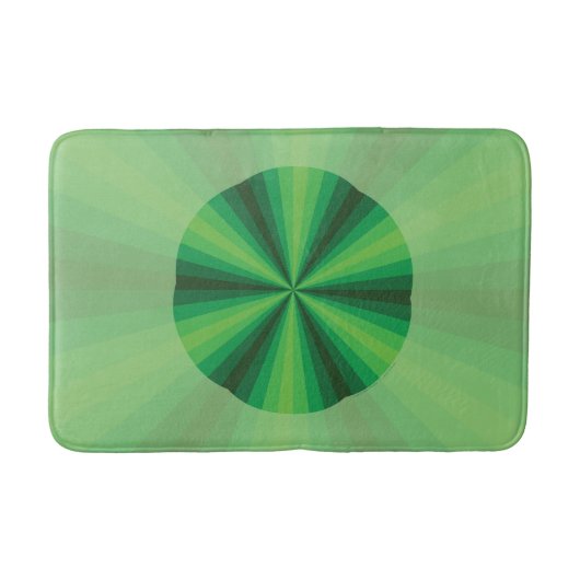 Tapis De Bain Illusion optique Mat de bain vert (Devant)