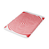 Tapis De Bain Illusion optique rouge (Angle)