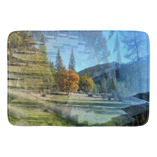 Tapis De Bain Illusions en montagne..... (Devant)