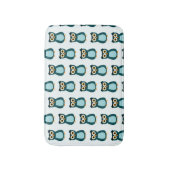 Tapis De Bain Illustration Blue Owl (Devant (Vertical))