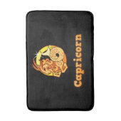 Tapis De Bain Illustration Capricorne (Devant (Vertical))
