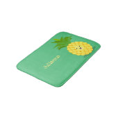 Tapis De Bain Illustration d'ananas mignon (Angle)