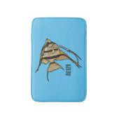 Tapis De Bain Illustration d'angelfish (Devant (Vertical))