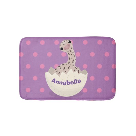 Tapis De Bain Illustration d'autruche pour bébé à couver mignon (Devant)