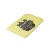 Tapis De Bain Illustration de bateau pirate (Angle)
