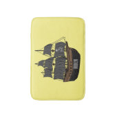 Tapis De Bain Illustration de bateau pirate (Devant (Vertical))