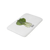 Tapis De Bain Illustration de Bok choy (Angle)