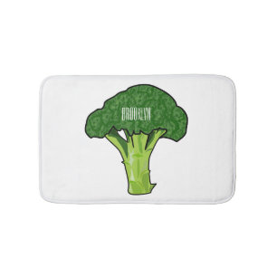 Tapis De Bain Illustration de Broccoli