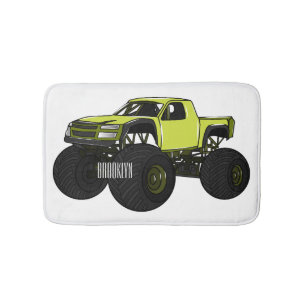 Tapis De Bain Illustration de camion monstre
