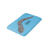Tapis De Bain Illustration de caricature de murène tachetée (Angle)