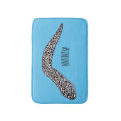 Tapis De Bain Illustration de caricature de murène tachetée (Devant (Vertical))