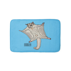 Tapis De Bain illustration de cartoon de glider sucré