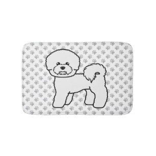 Tapis De Bain Illustration de chien de dessin animé mignon Bicho